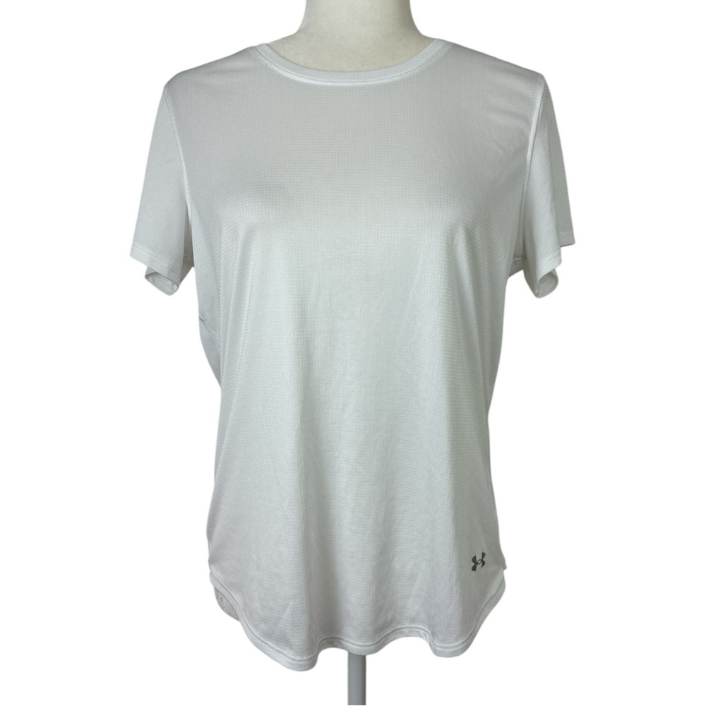 Under Armour White fitted coupe T-Shirt L